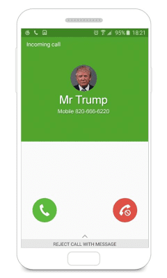 Screenshot of the application Fake Call & SMS - #4