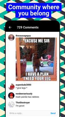 Screenshot of the application 9GAG - #3