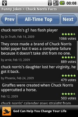Screenshot of the application Funny Jokes - #2