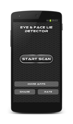 Screenshot of the application Facial & Ocular Lie Detector - #4
