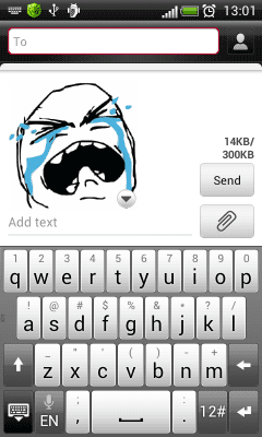 Screenshot of the application Face 2 MMS - #2
