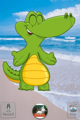 Screenshot of the application Talking Alligator - #2