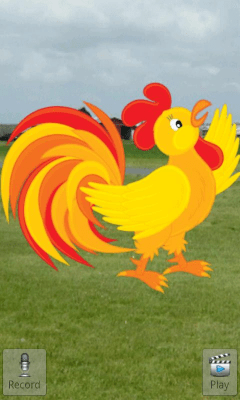 Screenshot of the application Talking Rooster - #2