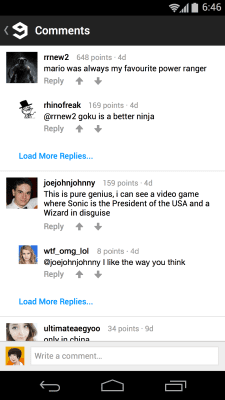 Screenshot of the application 9GAG First - #2