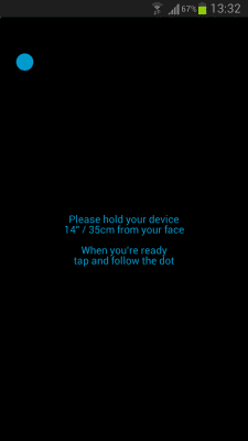 Screenshot of the application eye - Eye Tracking Prank App - #2