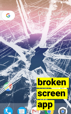 Screenshot of the application Broken Screen Crack Prank App - #5