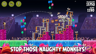 Screenshot of the application Angry Birds Rio - #2