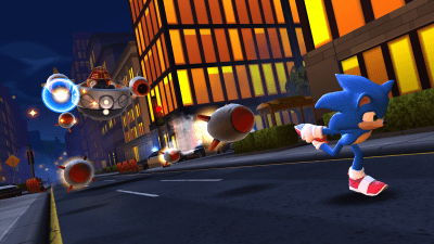 Screenshot of the application Sonic Dash - #7