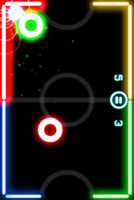 Screenshot of the application Glow Hockey 2 - #5