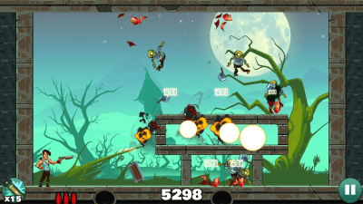 Screenshot of the application Stupid Zombies - #3