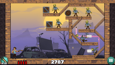Screenshot of the application Stupid Zombies - #4