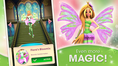 Screenshot of the application Winx Bloomix Quest - #2