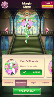 Screenshot of the application Winx Bloomix Quest - #7