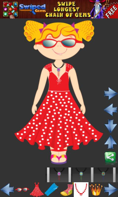 Screenshot of the application Dress the Princess - #2