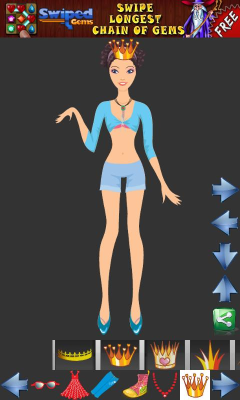 Screenshot of the application Dress the Princess - #6