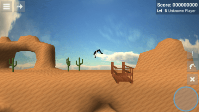 Screenshot of the application Backflip Madness - #2