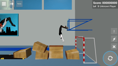 Screenshot of the application Backflip Madness - #3