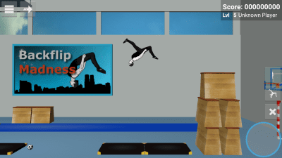 Screenshot of the application Backflip Madness - #8