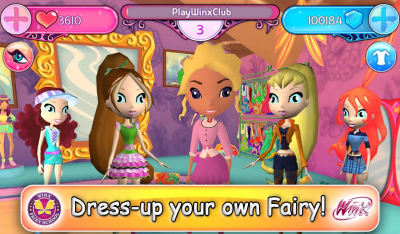 Screenshot of the application Winx School of Wizards Lite - #3
