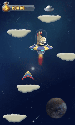 Screenshot of the application Donkey Jump - #4