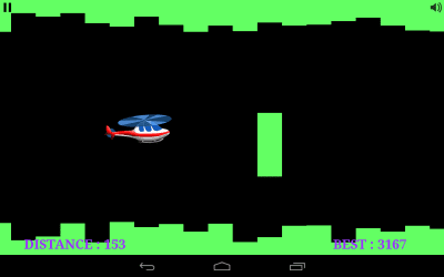 Screenshot of the application Copter Classic - #2