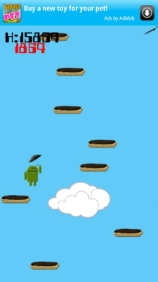 Screenshot of the application Droid Jump - #2