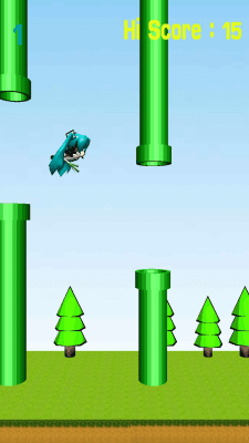Screenshot of the application Miku Flappy Fly - #6