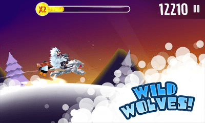 Screenshot of the application Ski Safari - #2