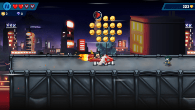 Screenshot of the application Monster Dash - #2