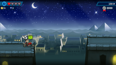 Screenshot of the application Monster Dash - #3