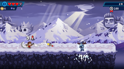 Screenshot of the application Monster Dash - #4