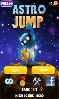 Screenshot of the application Space Jump - #5