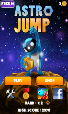 Screenshot of the application Space Jump - #11
