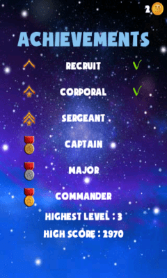 Screenshot of the application Space Jump - #15