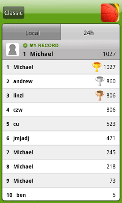Screenshot of the application Basketball Shot - #4