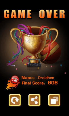 Screenshot of the application Basketball Shot - #5