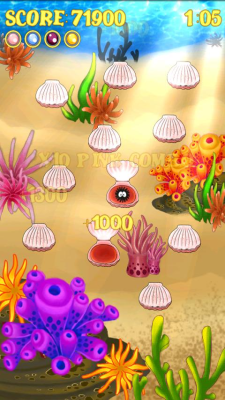 Screenshot of the application Catch a pearl - #2