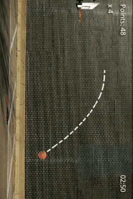 Screenshot of the application Basketball Throw! - #2