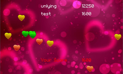Screenshot of the application Falling Hearts-St. Valente. - #4