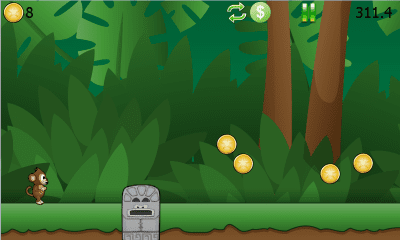 Screenshot of the application Ricky Monkey Runner Free - #2