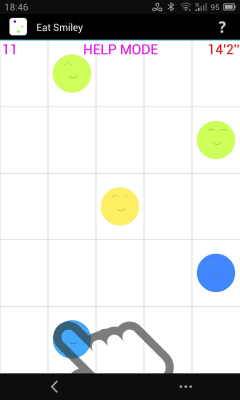 Screenshot of the application Eat Smiley - #2