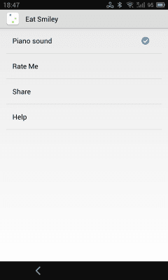 Screenshot of the application Eat Smiley - #6