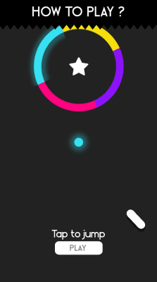 Screenshot of the application Color Switch - #2