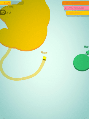 Screenshot of the application Paper.io 2 - #7