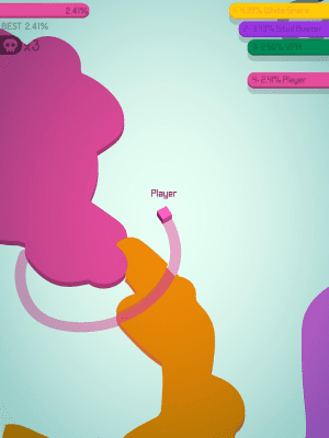 Screenshot of the application Paper.io 2 - #8