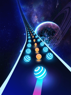 Screenshot of the application Dancing Road: Color Ball Run! - #2