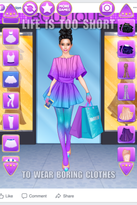 Screenshot of the application Supermodel: Rising Star - #6