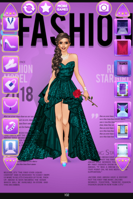 Screenshot of the application Supermodel: Rising Star - #7