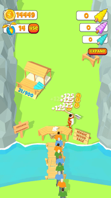 Screenshot of the application Idle Lumberjack 3D - #2