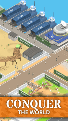 Screenshot of the application Idle Army Base - #4